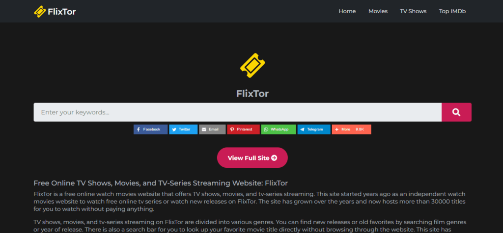 Flixtor Movies